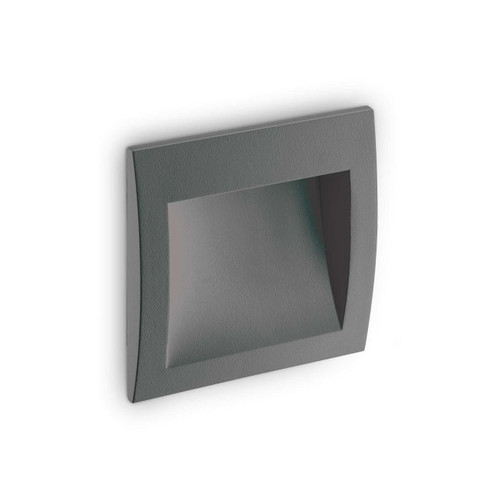 Ideal-Lux Wire Anthracite with Clear Diffuser 4.0W IP65 LED Recessed Light 