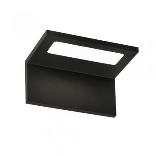 Oaks Lighting Koden Dark Grey IP54 LED Wall Light 