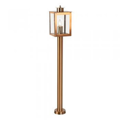 Oaks Lighting Saxton Copper 1m IP44 Bollard 