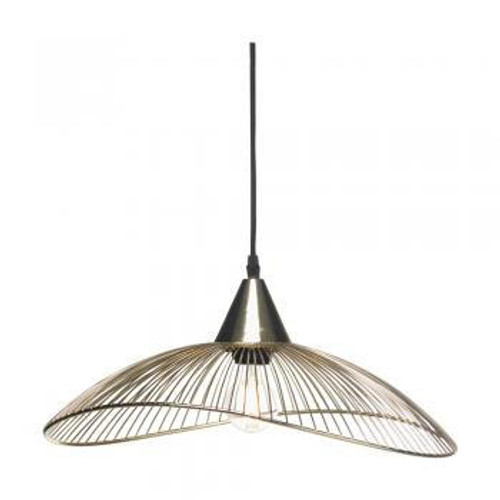 Oaks Lighting Helios Gold 46cm Dual Mount Pendant 