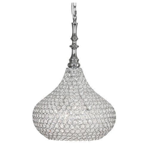 Oaks Lighting Santi 4 Light Chrome Pendant Light 