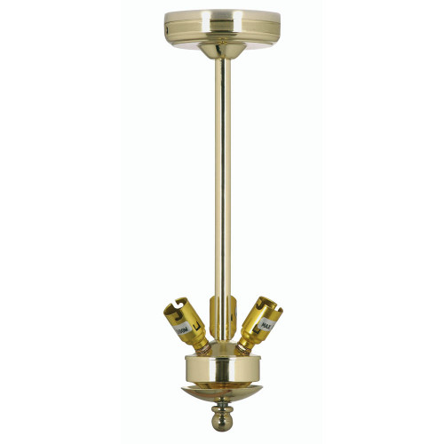 Oaks Lighting Drop Suspension Polished Brass 35cm Lighting Suspension 