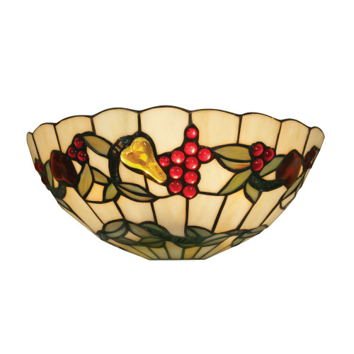 Oaks Lighting Fruit Tiffany Wall Light 