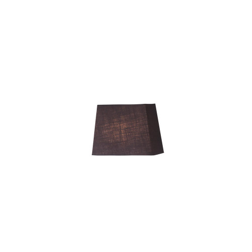 Oaks Lighting Linen Rectangular Charcoal 25cm Lamp Shade Only