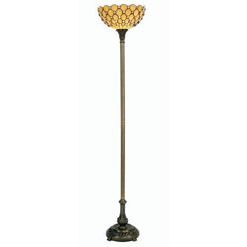 Oaks Lighting Jewel Tiffany Floor Lamp 