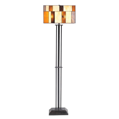 Oaks Lighting Osrick Tiffany Floor Lamp 