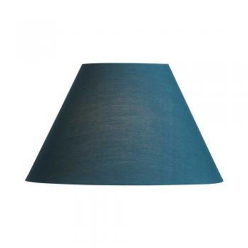 Oaks Lighting Cotton Coolie Dark Teal 25cm Shade Only 