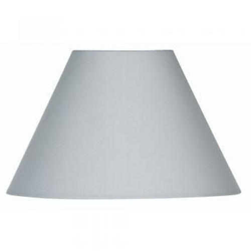 Oaks Lighting Cotton Coolie Soft Grey 25cm Shade Only 