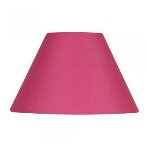 Oaks Lighting Cotton Coolie Hot Pink 25cm Shade Only 