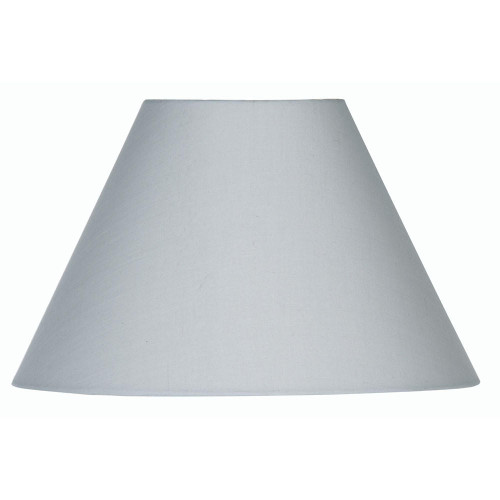 Oaks Lighting Cotton Coolie Soft Grey 40cm Shade Only 