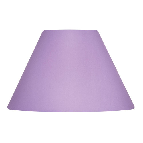 Oaks Lighting Cotton Coolie Lilac 30cm Shade Only 