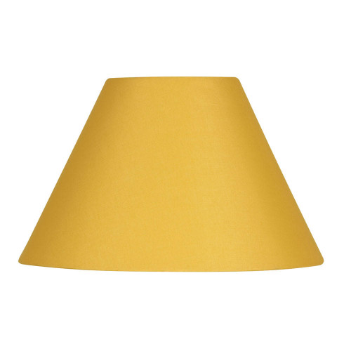 Oaks Lighting Cotton Coolie Mustard 30cm Shade Only 