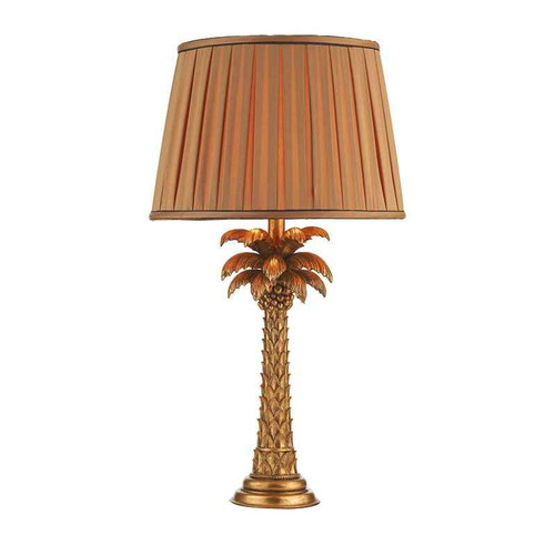 Palm Gold Table Lamp Base Only