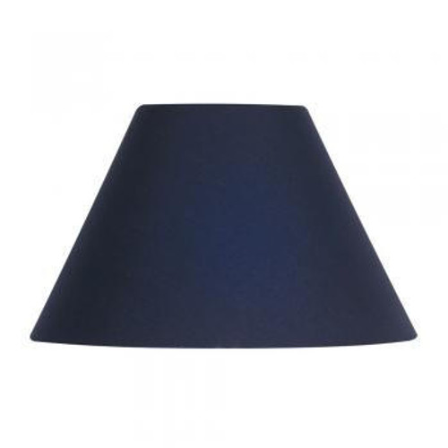 Oaks Lighting Cotton Coolie Navy 40cm Shade Only 