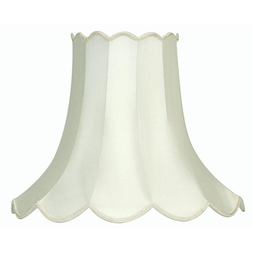 Oaks Lighting Scallop Ivory 14cm Shade Only 
