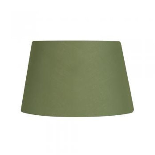 Oaks Lighting Cotton Drum Olive 25cm Shade Only 