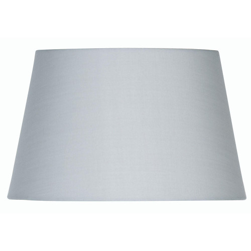Oaks Lighting Cotton Drum Soft Grey 25cm Shade Only 