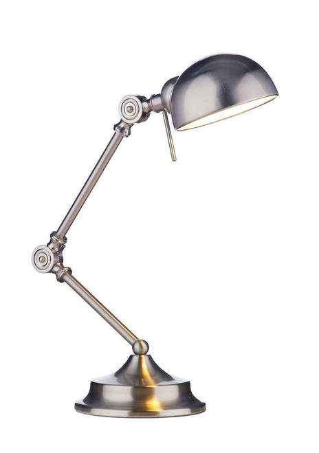 Ranger Satin Chrome Table Lamp Adjustable Task Light