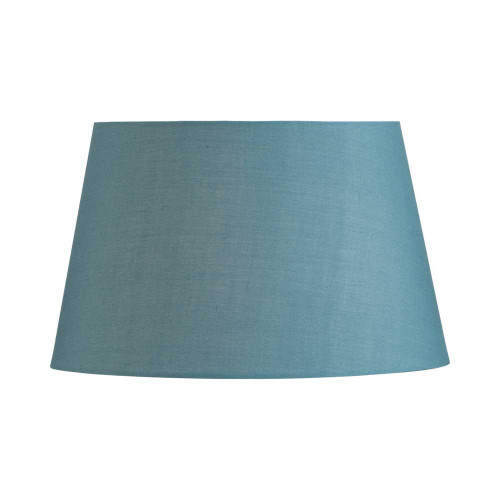 Oaks Lighting Cotton Drum Smoke Blue 20cm Shade Only 