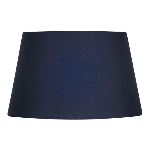 Oaks Lighting Cotton Drum Navy 40cm Shade Only 