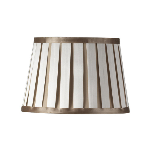 Oaks Lighting Off White Pleated Sand 20cm Shade Only 