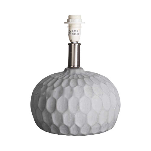 Oaks Lighting Rola Soft Grey Base Only Table Lamp 