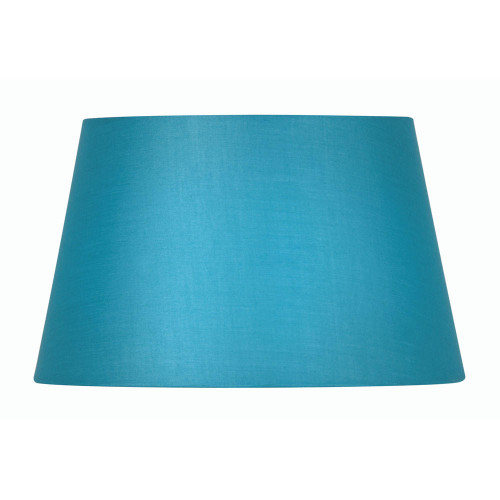 Oaks Lighting Cotton Drum Blue 15cm Shade Only 