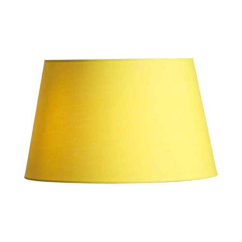Oaks Lighting Cotton Drum Yellow 20cm Shade Only 