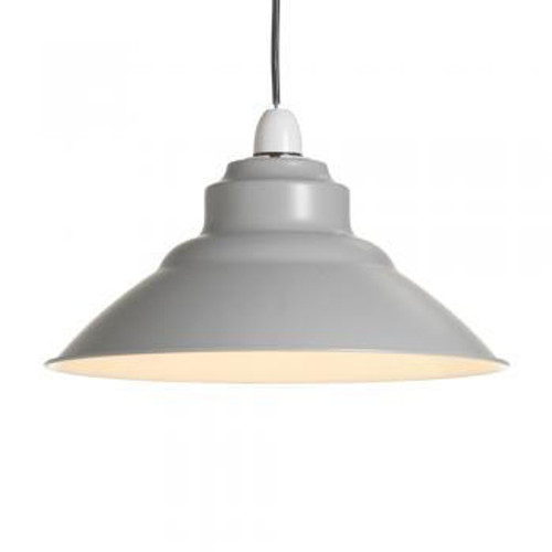 Oaks Lighting Balor Soft Grey Non Electric Pendant Light 