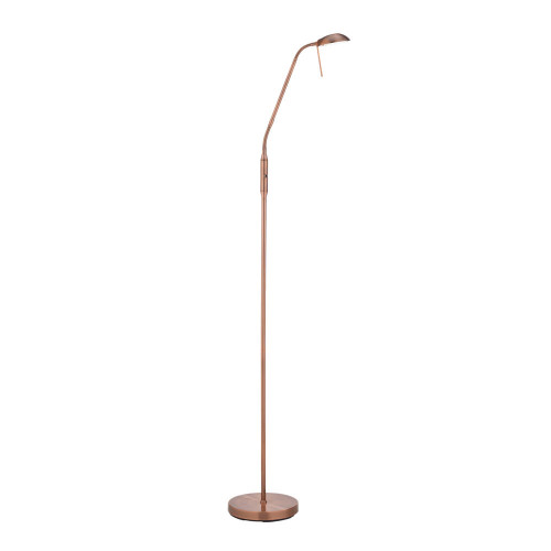 Oaks Lighting Metis Copper Flexible Floor Lamp 