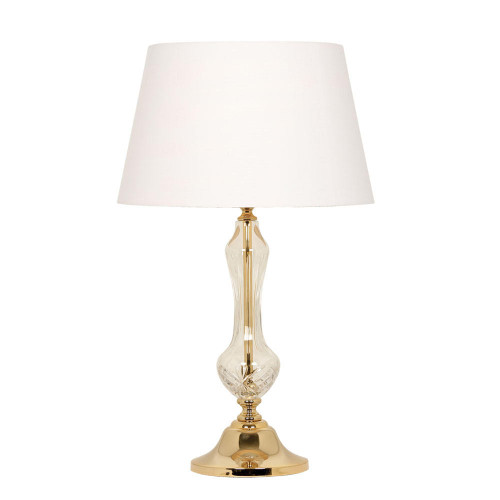 Oaks Lighting Isabella Gold with Crystal Table Lamp 