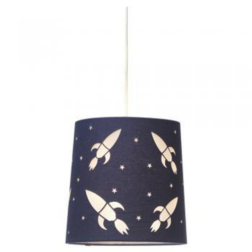 Oaks Lighting Rocket Navy Shade Non Electric Pendant Light 