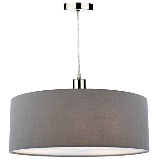 Ronda 60cm Slate Grey Easy Fit Pendant Light