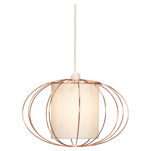 Oaks Lighting Tigris Copper Non Electric Easy Fit Pendant Light 