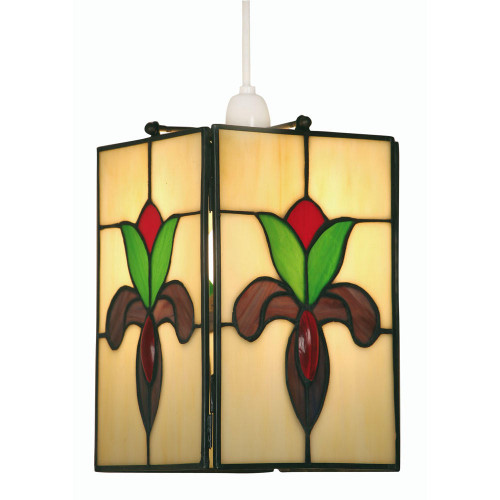 Oaks Lighting Crown Non Electric Tiffany Easy Fit Shade Only