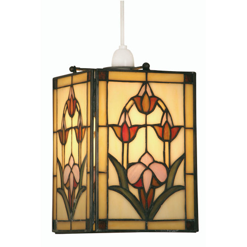 Oaks Lighting Garden Non Electric Tiffany Easy Fit Shade Only