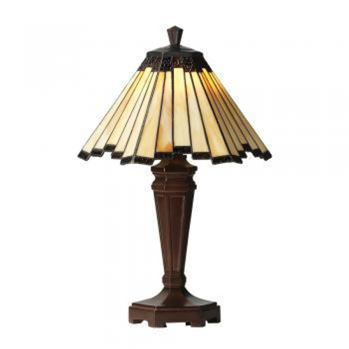 Oaks Lighting Feste Tiffany 30cm Table Lamp 