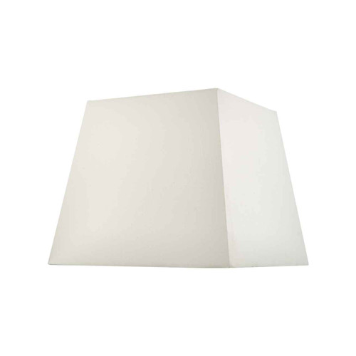 Faux Silk Tapered Square Ivory Shade Only