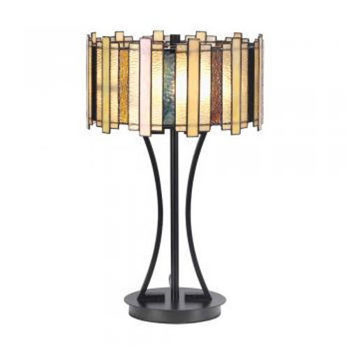Oaks Lighting Morton Tiffany Table Lamp 