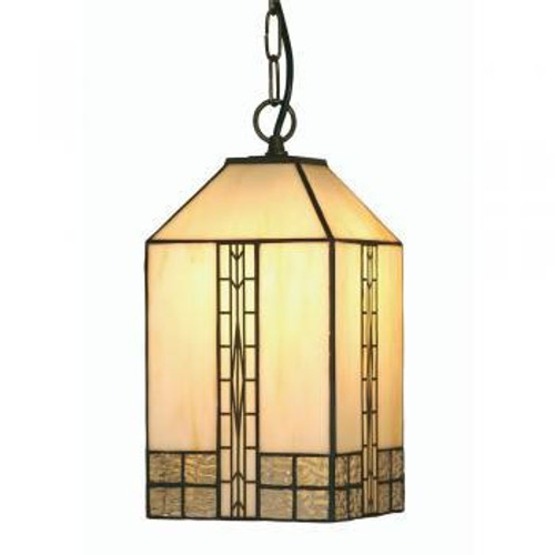 Oaks Lighting Ophelia Lantern Tiffany Pendant Light 