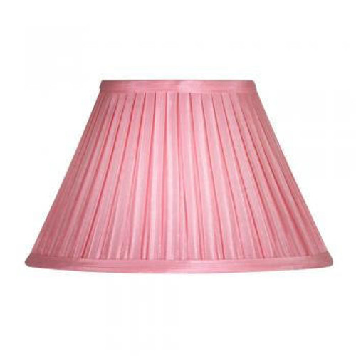 Oaks Lighting Small Box Pale Pink 35cm Shade Only 