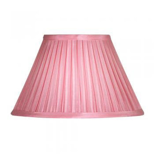 Oaks Lighting Small Box Pale Pink 40cm Shade Only 