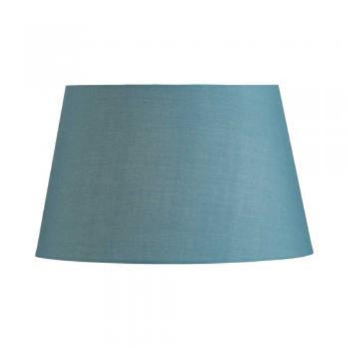 Oaks Lighting Cotton Drum Smoke Blue 15cm Shade Only 