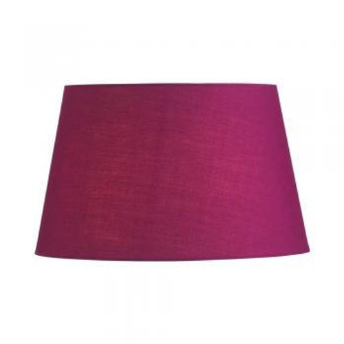 Oaks Lighting Cotton Drum Damson 30cm Shade Only 