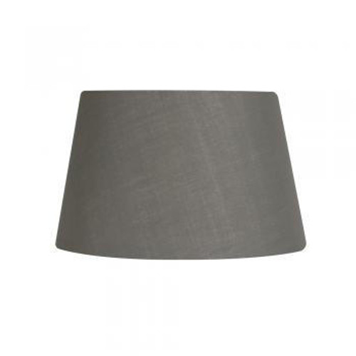 Oaks Lighting Cotton Drum Slate 15cm Shade Only 