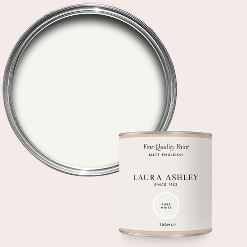 Laura Ashley Homeware Laura Ashley Pure White 100ml Tester Pot 