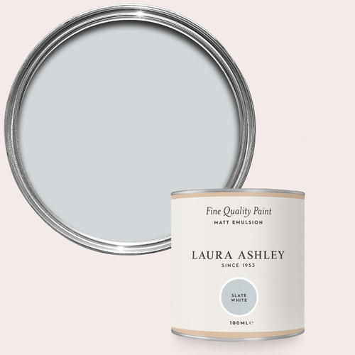 Laura Ashley Homeware Laura Ashley Slate White 100ml Tester Pot 