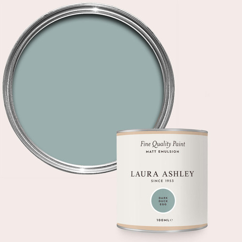 Laura Ashley Homeware Laura Ashley Dark Duck Egg 100ml Tester Pot 