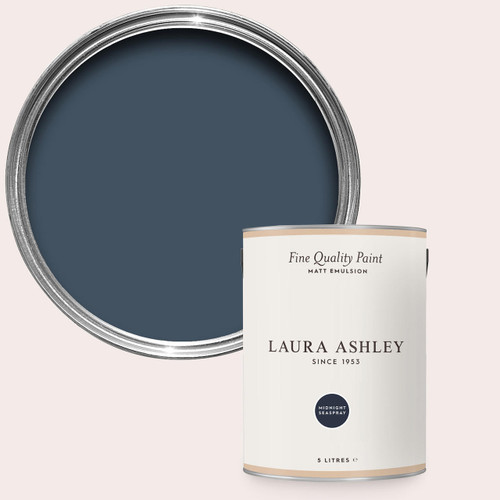 Laura Ashley Homeware Laura Ashley Midnight Seaspray 5l Matt Emulsion Paint 