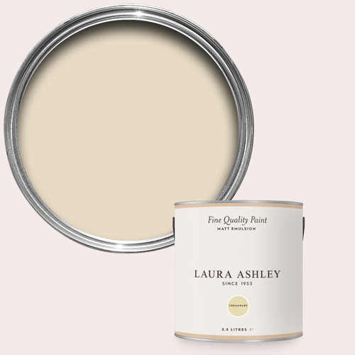 Laura Ashley Homeware Laura Ashley Creamware 2.5l Matt Emulsion Paint 